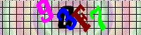 Blue Captcha Image