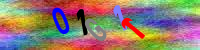 Blue Captcha Image