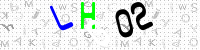 Blue Captcha Image