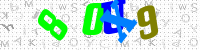 Blue Captcha Image