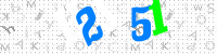 Blue Captcha Image