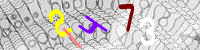 Blue Captcha Image