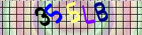Blue Captcha Image