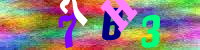 Blue Captcha Image