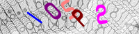 Blue Captcha Image