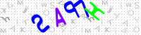 Blue Captcha Image