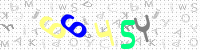Blue Captcha Image