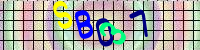 Blue Captcha Image