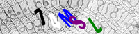 Blue Captcha Image