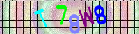 Blue Captcha Image