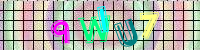 Blue Captcha Image