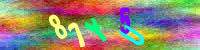Blue Captcha Image