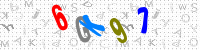 Blue Captcha Image