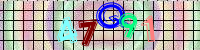 Blue Captcha Image