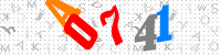 Blue Captcha Image