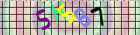 Blue Captcha Image