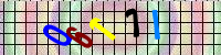 Blue Captcha Image