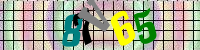 Blue Captcha Image