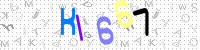 Blue Captcha Image