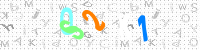 Blue Captcha Image