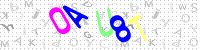 Blue Captcha Image