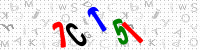 Blue Captcha Image